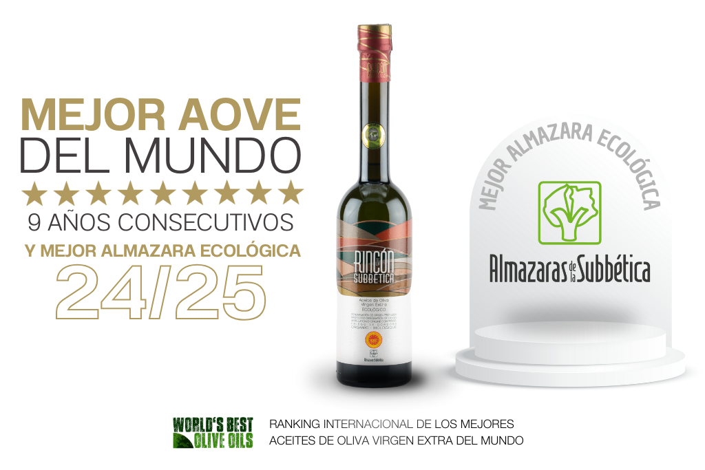 Almazaras de la Subbética sube de nuevo a la cima del World’s Best Olive Oils 2024/25