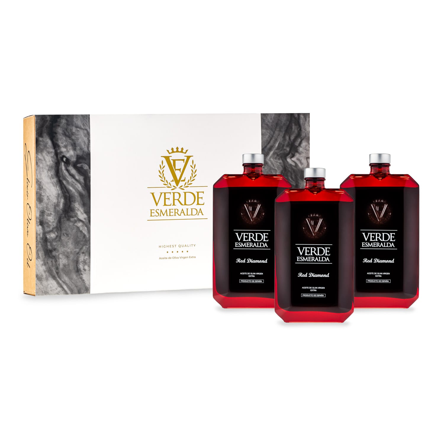 VERDE ESMERALDA - ESTUCHE REGALO 3 RED DIAMOND