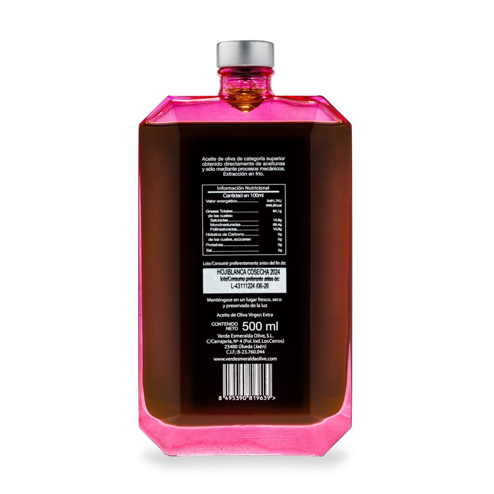 VERDE ESMERALDA - AOVE PINK RUBY HOJIBLANCA 500ML