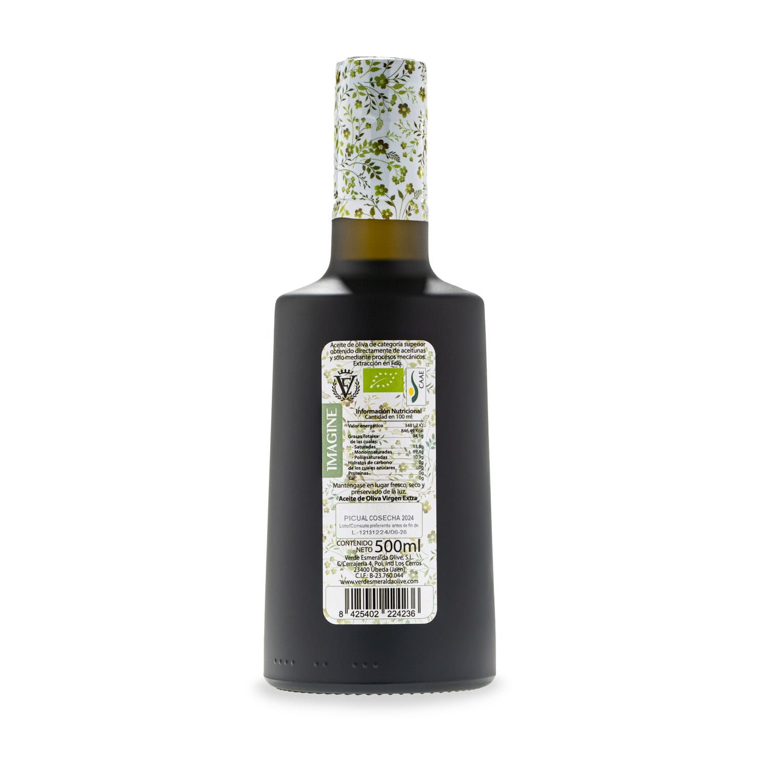 VERDE ESMERALDA - AOVE IMAGINE ORGANIC 500 ML