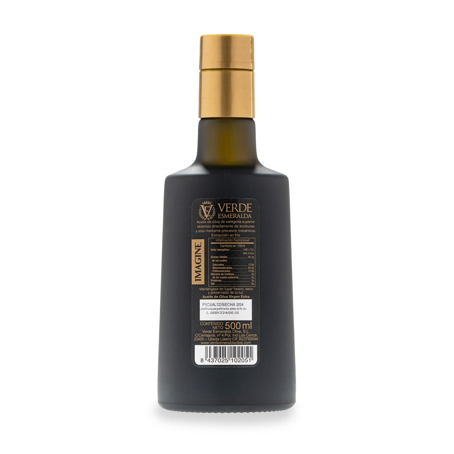 VERDE ESMERALDA - AOVE IMAGINE PICUAL 500 ML CON ESTUCHE