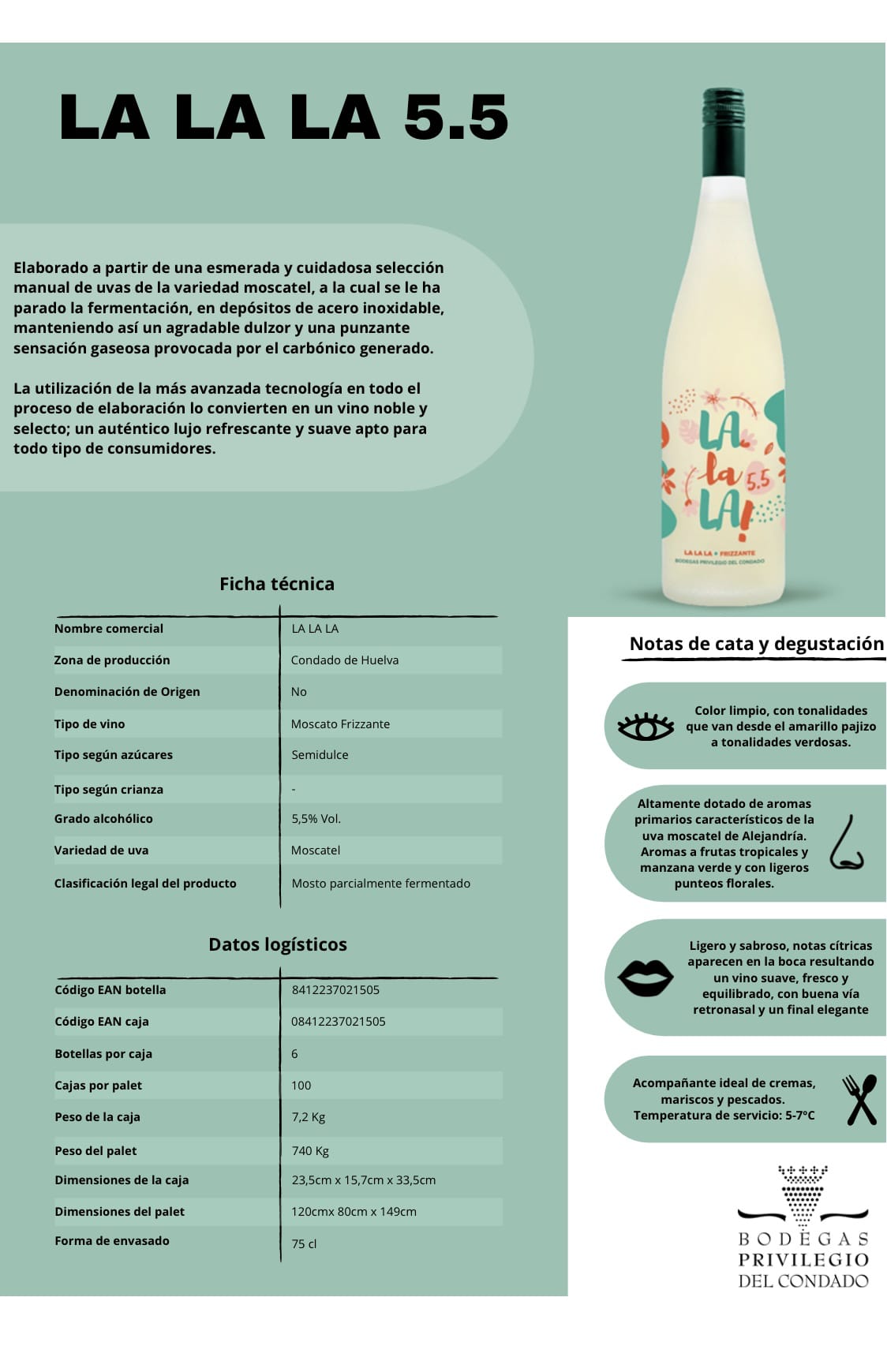 La La La Moscato Frizzante 5,5